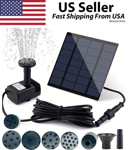 Solar power fountain - solar,
