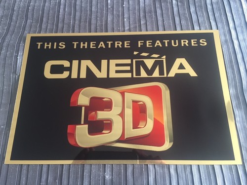 Cinema sign - cinema, 3d