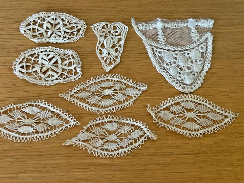 Vintage lace appliqué motifs - appliqué,