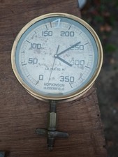 old vintage brass pressure