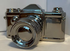 NEXT Home SLR Camera Ornament Silver Chrome Painted Ceramic