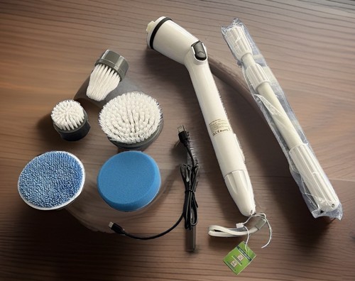 Rechargeable power scrubber - rechargeable,