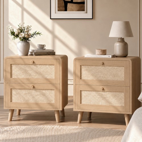 2pcs bedside tables with - with, 2