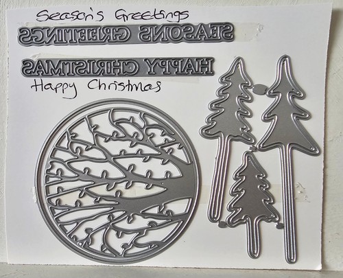 Christmas die set sentiments - christmas,