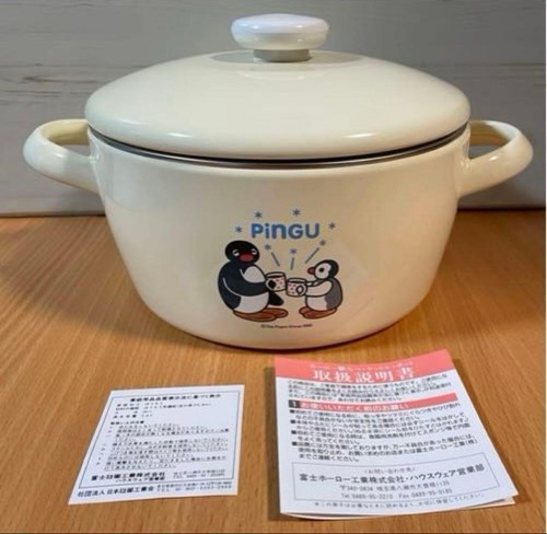 Pingu enamel tier - pingu, pingcream
