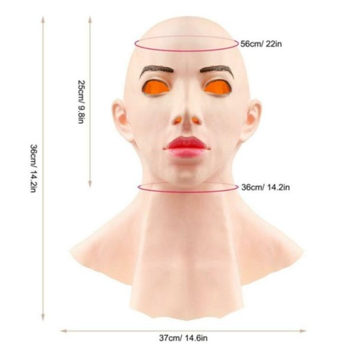 Halloween latex mask realistic - halloween,