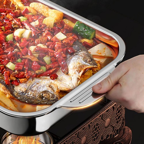 Stainless steel roasting - stainless, pan