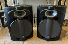 Pair of LEM AVALON 15 A 370W Active Speakers + stands, DJ monitors 