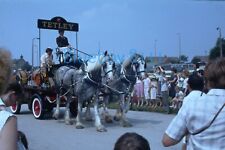  35mm Slide Huddersfield Mayors Parade Tetley Dray Cart & Horses 