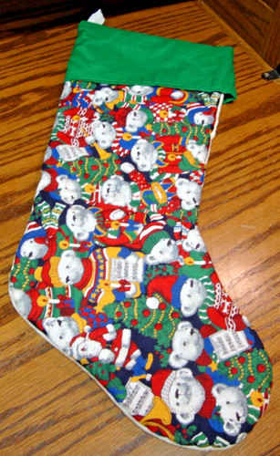 Christmas stocking quilted - stocking~,