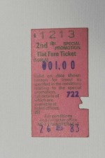 Railway Ticket BR Special Promotion 1983 No. 1213