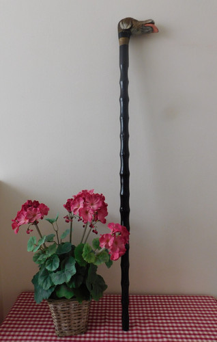 Vintage black wooden bamboo - vintage,