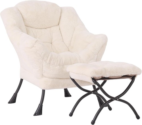 Armchair with ottoman comfy - with,