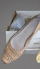 JANE SHILTON UK 4 TAUPE CUTOUT