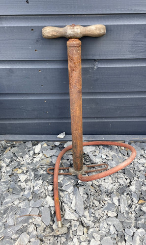 Vintage hand tyre pump for - vintage,