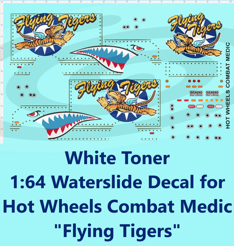 White toner waterslide - toner, 1:64