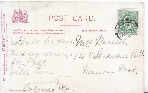Genealogy postcard family - genealogy,
