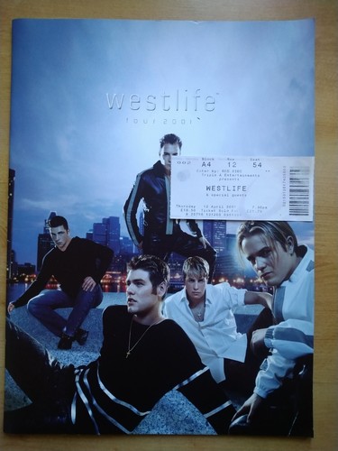 Westlife tour 2001 - tour, programme