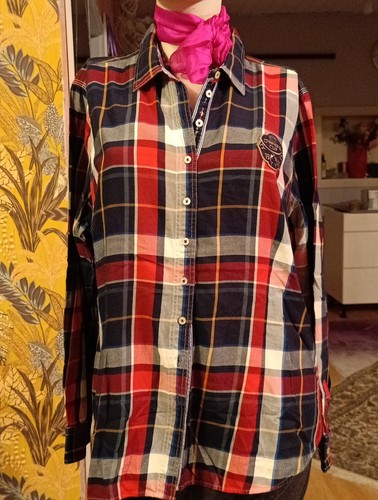 Blouse shirt flannel garda - flannel,