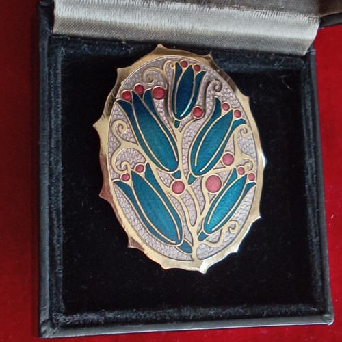 Vintage jewellery fish enamel - fish,
