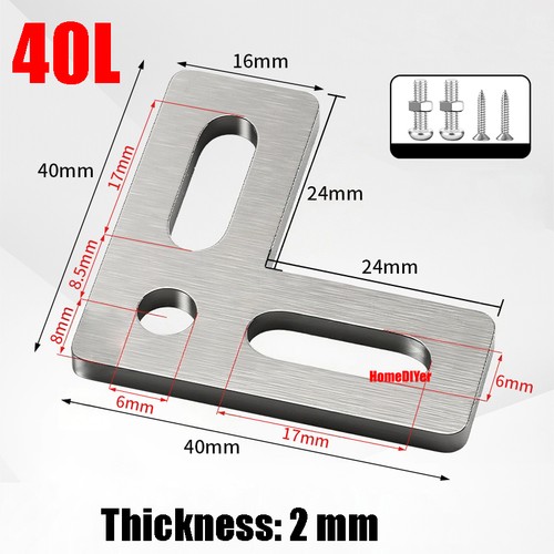 Stainless steel angle brackets - angle,
