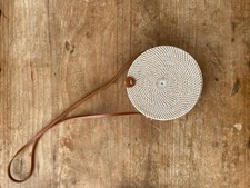 Round Handwoven Rattan Wicker