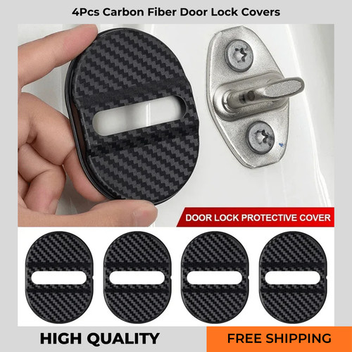 4pcs carbon fibre car - carbon,