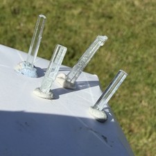 Thin and clear aquamarine - and,