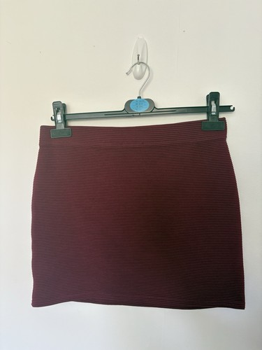 Burgundy skirt women - skirt,
