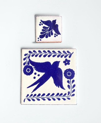 Handmade mexican art tiles - x,