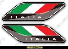 2 x ITALIAN flag stickers 023