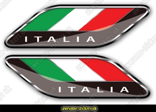 Italian flag stickers 023 - 2, x