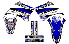 2008-2025 TTR 125 MAYHEM Blue Senge Graphics Kit Compatible with Yamaha