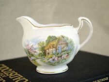 Vintage Royal Vale Milk Jug, Bone China, Classic Cottage Garden Creamer