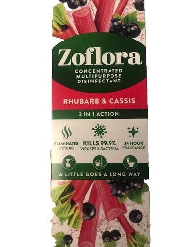 Zoflora rhubarb and cassis - rhubarb,