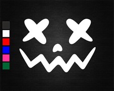SCARY GHOST FACE VINYL DECAL