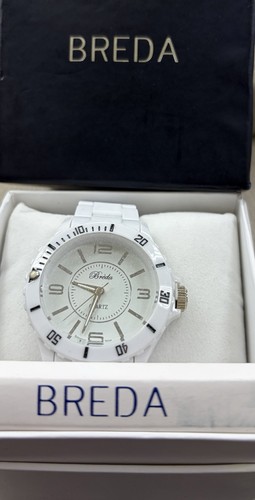 Wrist watch breda white - breda,