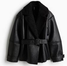 H&M DIVIDED WOMENS FAUX