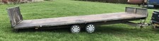 BATESON TILT BED FLAT TRAILER, 20' Long x 6'6",  with DROP DOWN RAMP Tandem Axle