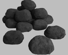 Ceramic gas fire coals - ceramic,