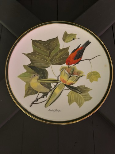 Porcelain collector plate