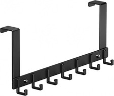Woobroo Over Door Hooks, Heavy Duty Over Door Hanger with Rust Resistant Finish