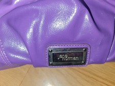 Purple Leather Handbag
