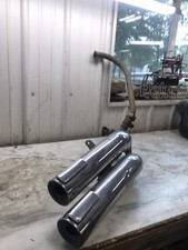 87 Honda VF700 VF 700 C Super Magna Right Side Muffler Exhaust