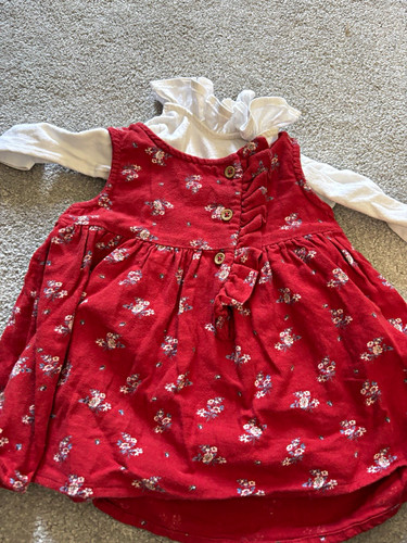 Next red floral corduroy - floral,