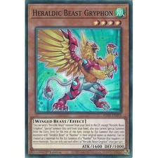 ALIN-EN009 Heraldic Beast Gryphon : Super Rare Card : 1st Edition : YuGiOh TCG