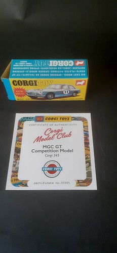 Boxed corgi toys model club - boxed,