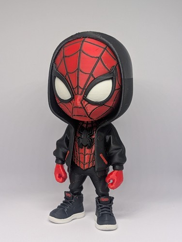 Printed spider man figure - spider-man,
