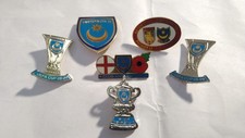 6 X Portsmouth FC Pin Badges