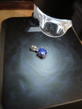 925 sterling silver - silver, sapphire